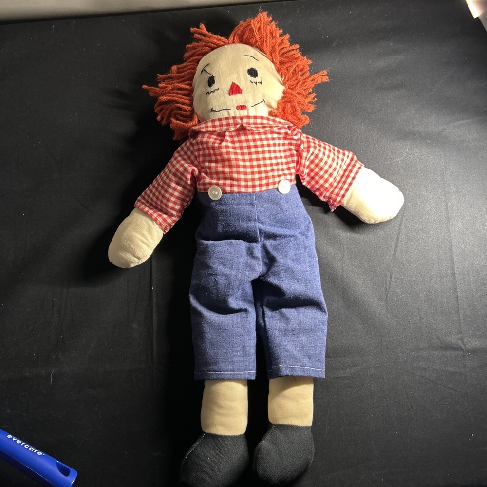 Raggedy Andy Doll Stuffed Plush - Good Condition . Collector Item. - Picture 1 of 7
